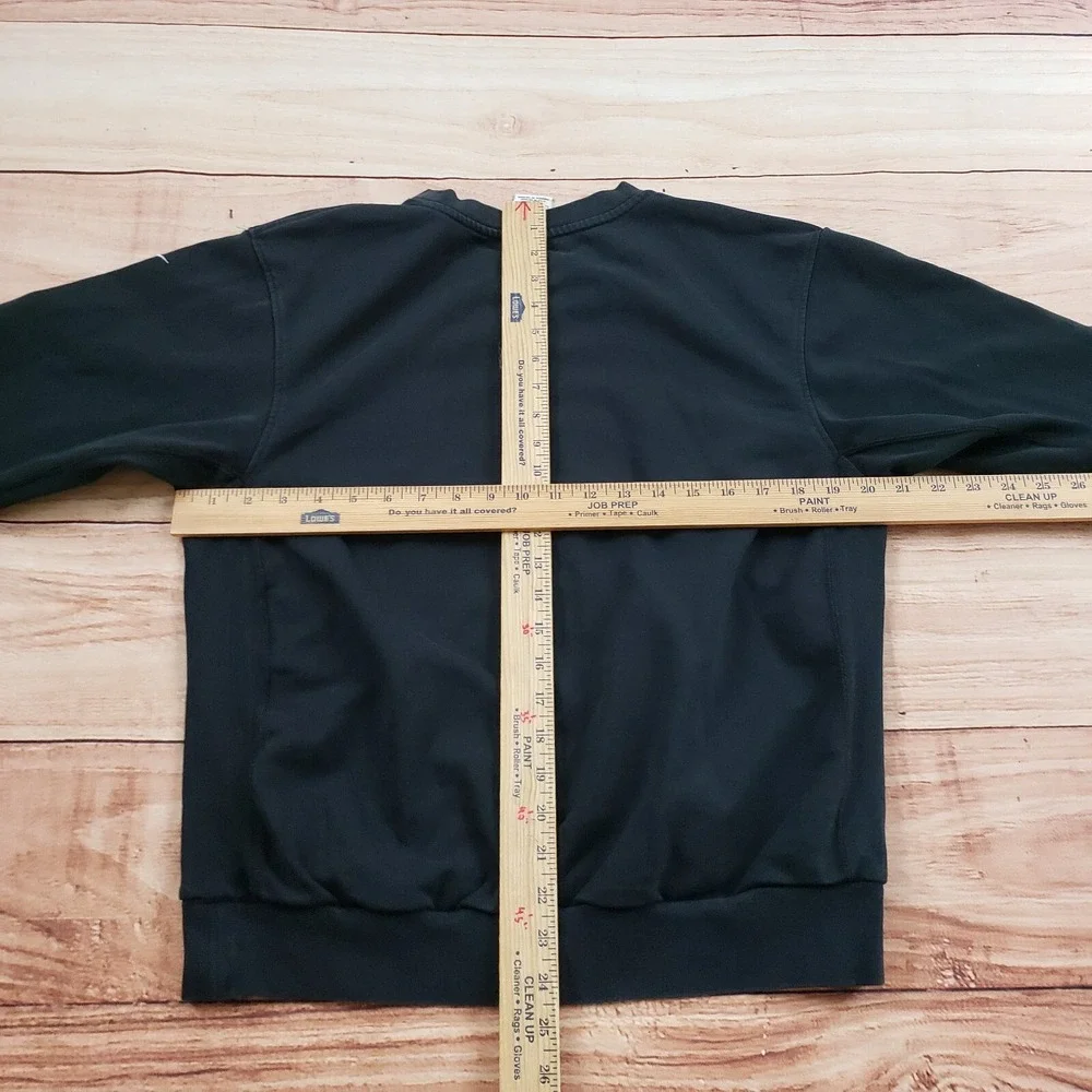 Nike Sweater Mens Small Black Yellow Standard Issue Basketball Sweatshirt‎ Adult